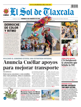 Cover of El Sol de Tlaxcala