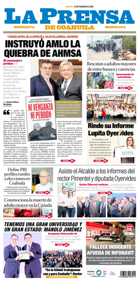 Cover of La Prensa de Coahuila
