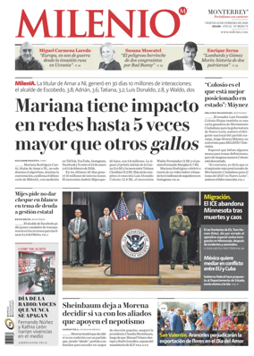 Cover of Milenio Monterrey
