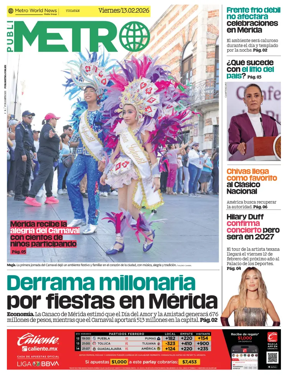 Cover of Publimetro Merida