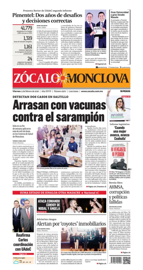 Cover of Zocalo Monclova