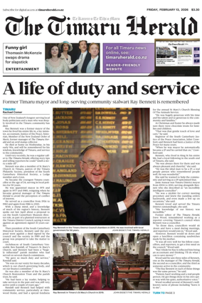 Cover of The Timaru Herald