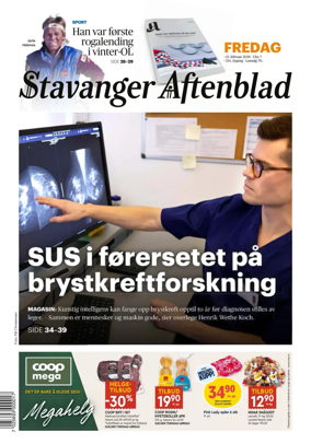Cover of Stavanger Aftenblad