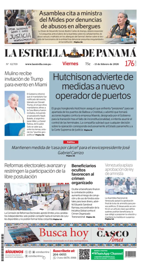 Cover of La Estrella de Panama