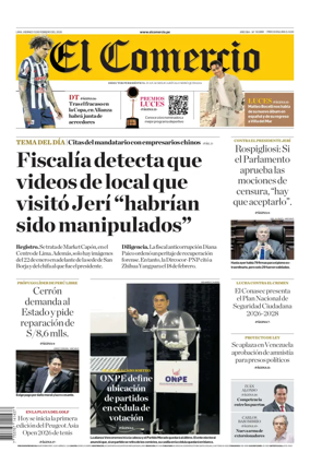 Cover of Diario El Comercio