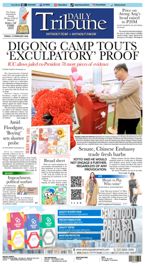 Cover of Daily Tribune (Philippines)