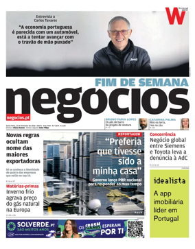 Cover of Jornal de Negocios