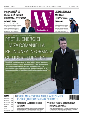 Cover of Romania Libera - Friday Edition