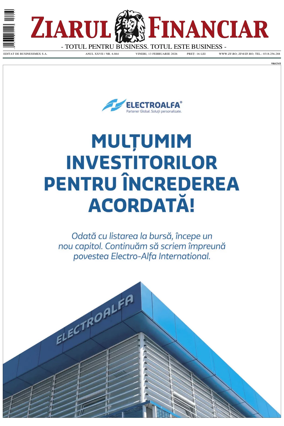 Cover of Ziarul Financiar