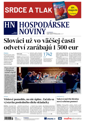 Cover of Hospodarske noviny
