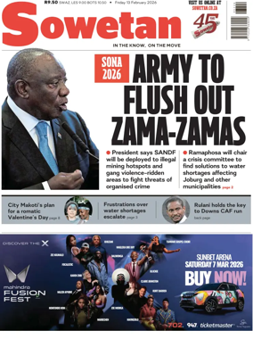 Cover of Sowetan