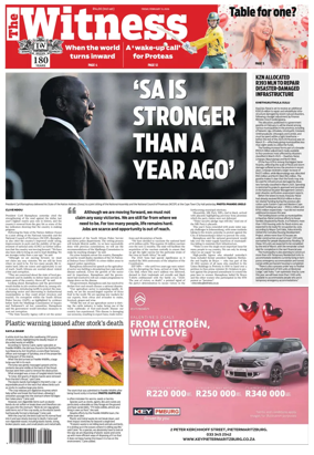 Cover of The Witness (South Africa)