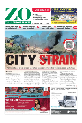 Cover of Zululand Observer - Weekender