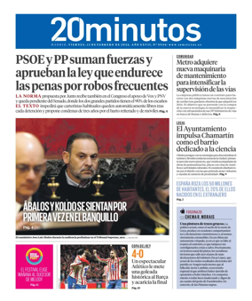 Cover of 20 Minutos Madrid