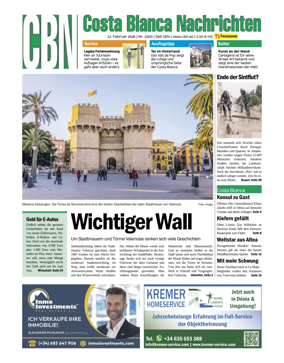 Cover of Costa Blanca Nachrichten
