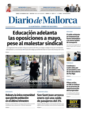 Cover of Diario de Mallorca