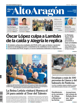 Cover of Diario del Alto Aragon