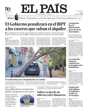 Cover of EL PAIS Catalunya