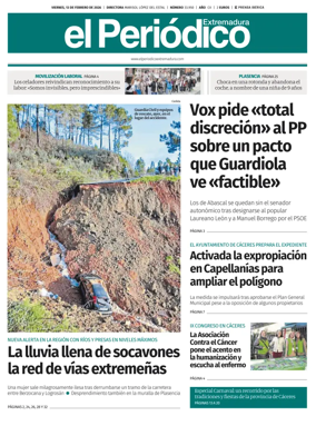 Cover of El Periodico Extremadura