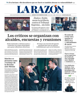 Cover of La Razon (Andalucia)
