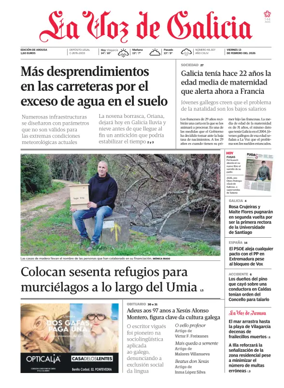 Cover of La Voz de Galicia (Arousa)