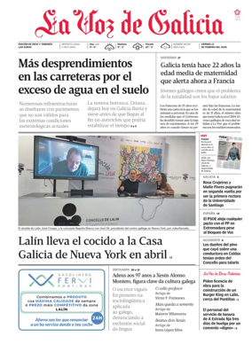 Cover of La Voz de Galicia (Deza)