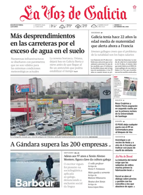 Cover of La Voz de Galicia (Ferrol)