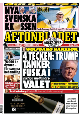 Cover of Aftonbladet