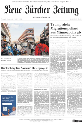 Cover of Neue Zurcher Zeitung