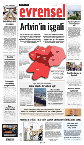 Cover of Evrensel Gazetesi