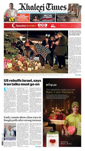 Cover of Khaleej Times