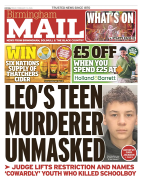 Cover of Birmingham Mail