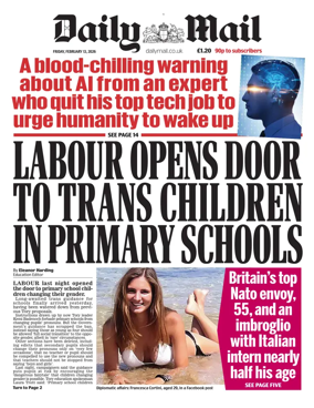 Cover of Daily Mail