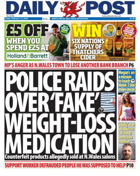 Cover of Daily Post (North Wales)