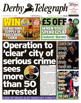 Cover of Derby Telegraph
