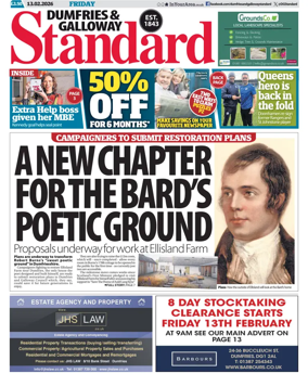 Cover of Dumfries & Galloway Standard