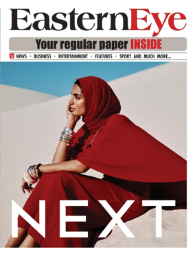 Cover of Eastern Eye (UK)