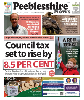 Cover of Peebleshire News