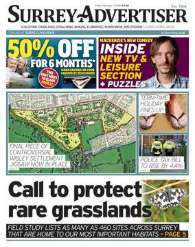 Cover of Surrey Advertiser