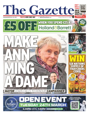 Cover of Teesside Evening Gazette