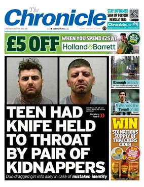 Cover of The Chronicle (South Tyneside and Durham)