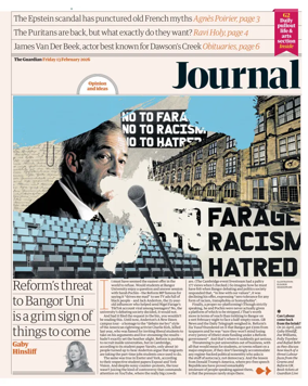 Cover of The Guardian e-paper Journal