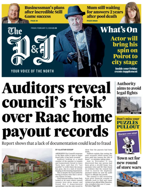 Cover of The Press and Journal (Aberdeen and Aberdeenshire)