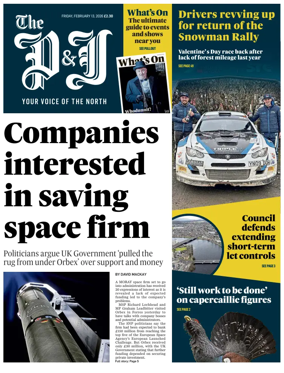 Cover of The Press and Journal (Inverness Highlands and Islands)