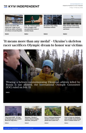 Cover of The Kyiv Independent