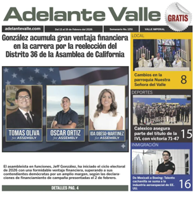 Cover of Adelante Valle