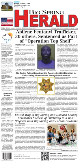 Cover of Big Spring Herald