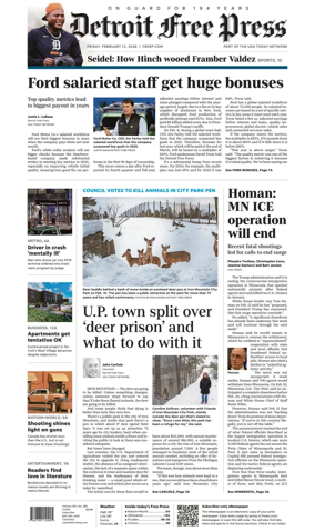 Cover of Detroit Free Press