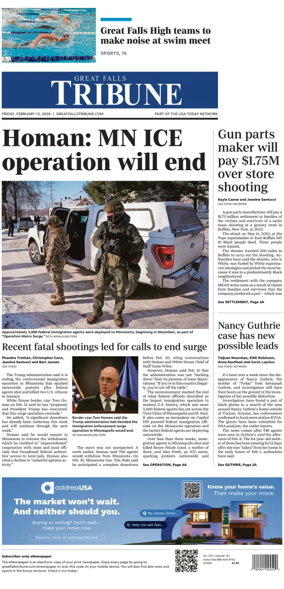 Cover of Great Falls Tribune