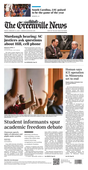 Cover of The Greenville News